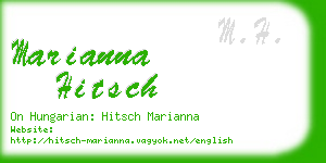 marianna hitsch business card